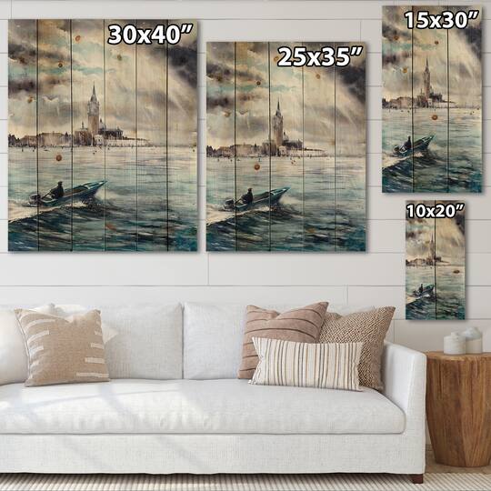 Designart - Storm Over Venice In Italy